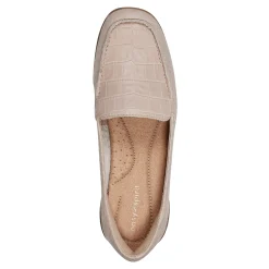 New Easy Spirit Abide Casual Flats NaturalCroco