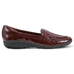 Online Easy Spirit Abide Casual Flats PlumPatentLeatherCroco