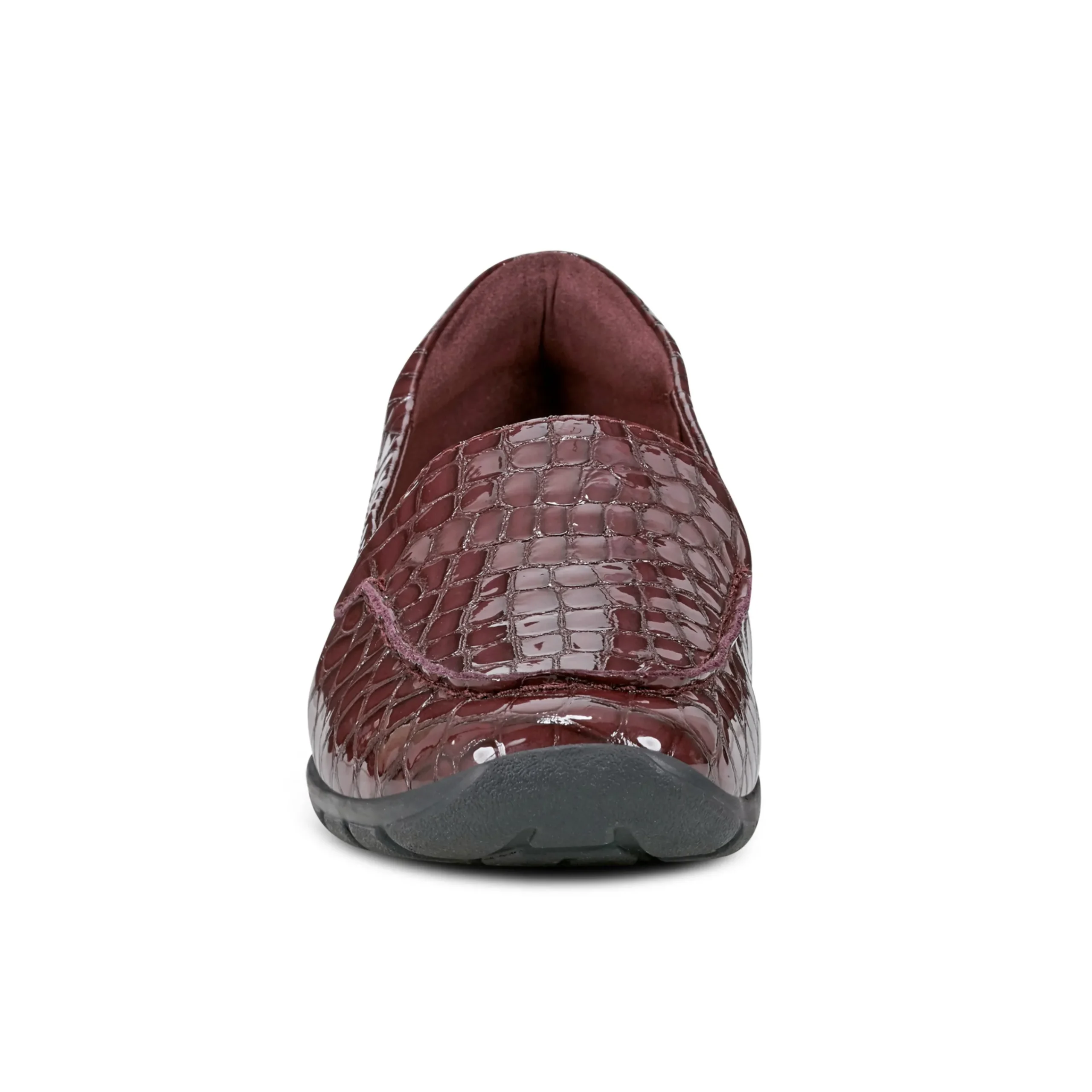 Online Easy Spirit Abide Casual Flats PlumPatentLeatherCroco