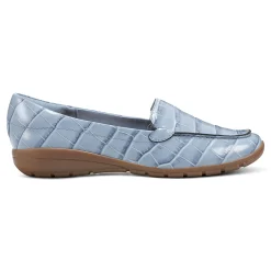 Online Easy Spirit Abide Casual Flats LightBlueCroco