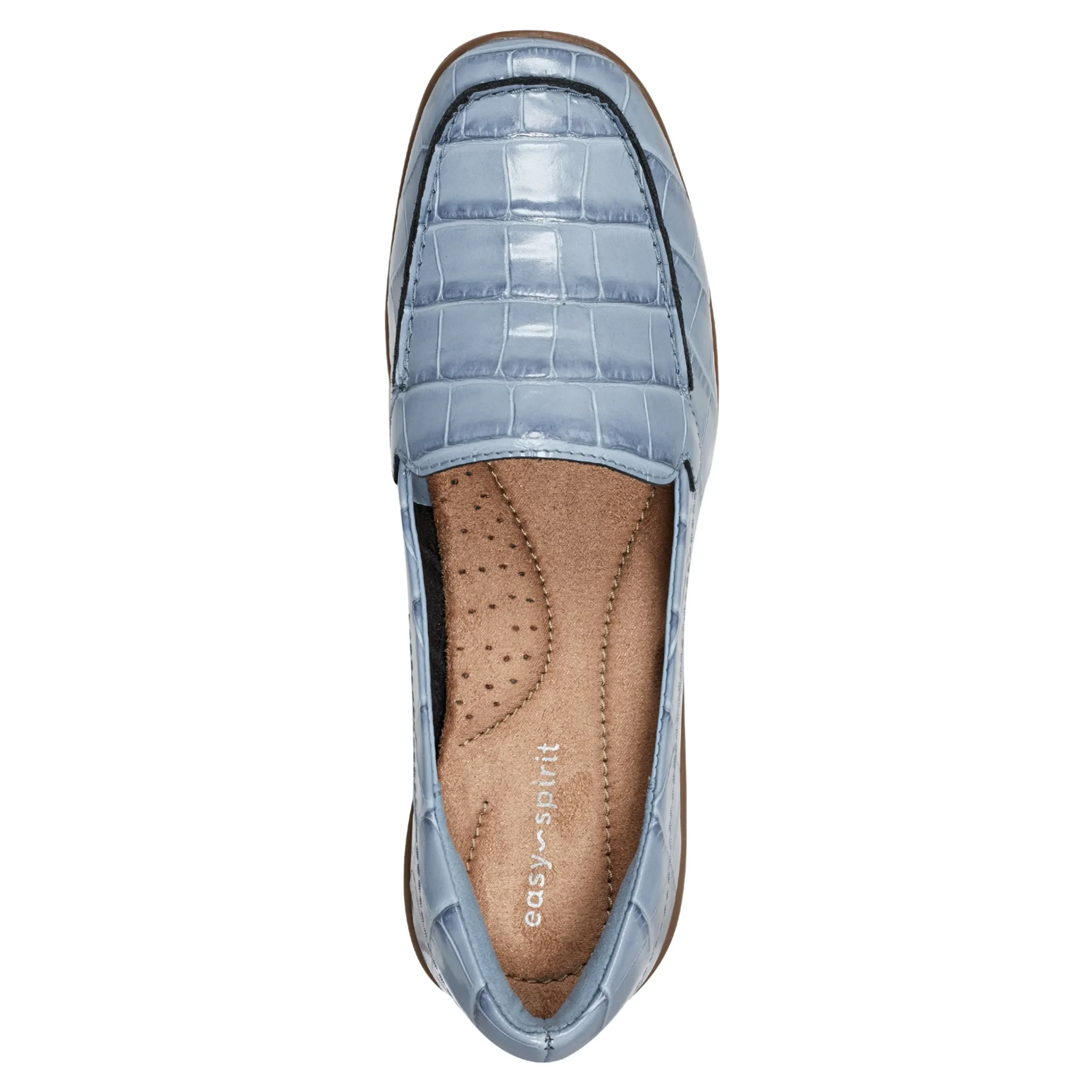 Online Easy Spirit Abide Casual Flats LightBlueCroco