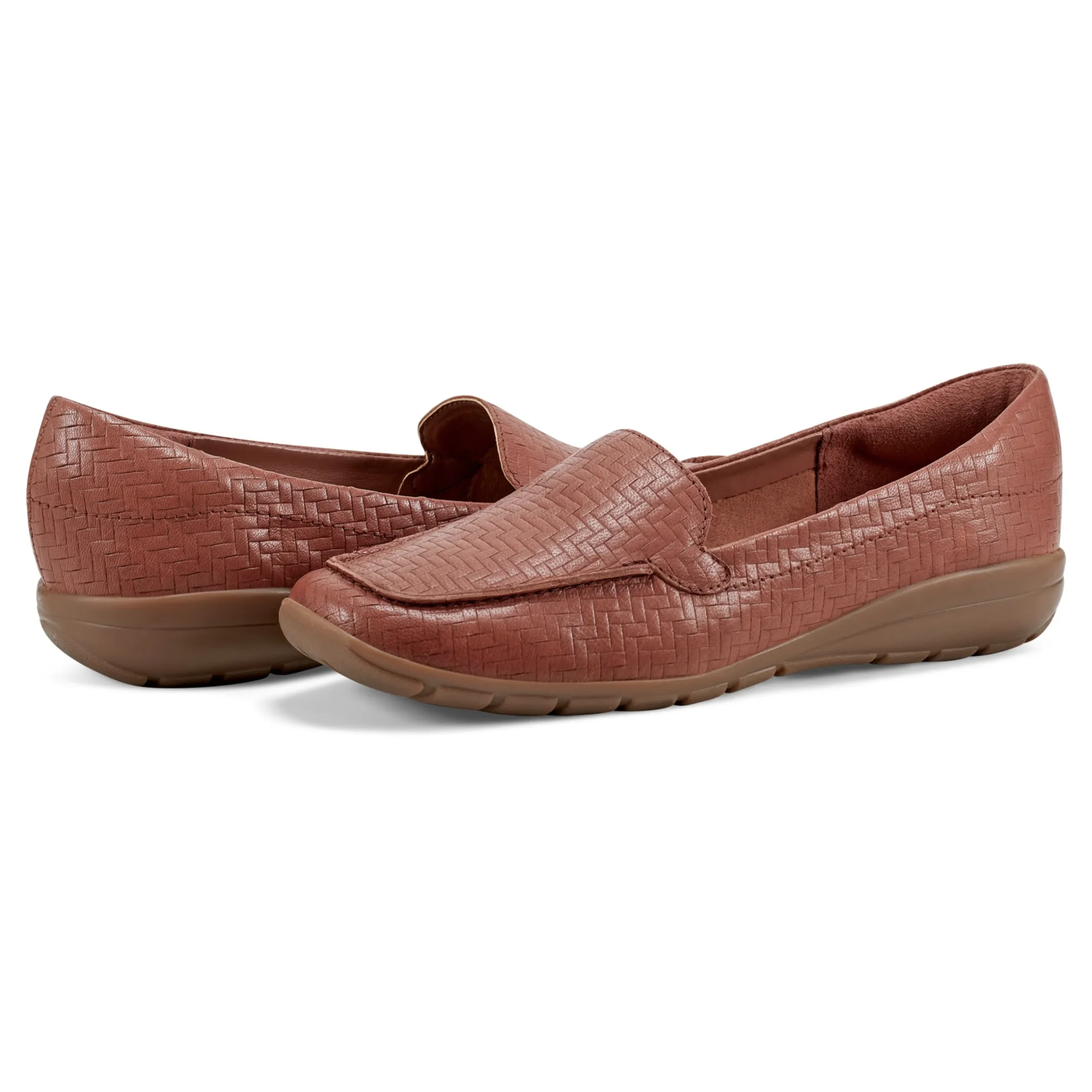 Best Easy Spirit Abide Casual Flats BrownWeave