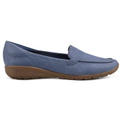 Discount Easy Spirit Abide Casual Flats BlueLeather