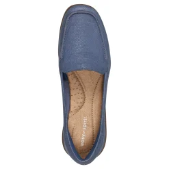 Discount Easy Spirit Abide Casual Flats BlueLeather