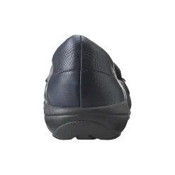Easy Spirit Abide Leather Casual Flats BrightNavyLeather