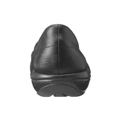 Best Easy Spirit Abide Leather Casual Flats BlackLeather
