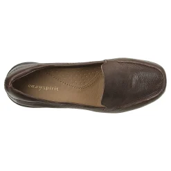 Easy Spirit Abide Leather Casual Flats BittersweetLeather
