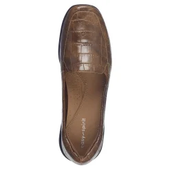 Outlet Easy Spirit Abriana Casual Flats BrownCroco