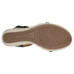 Best Easy Spirit Aisha Espadrille Wedge Sandals Black