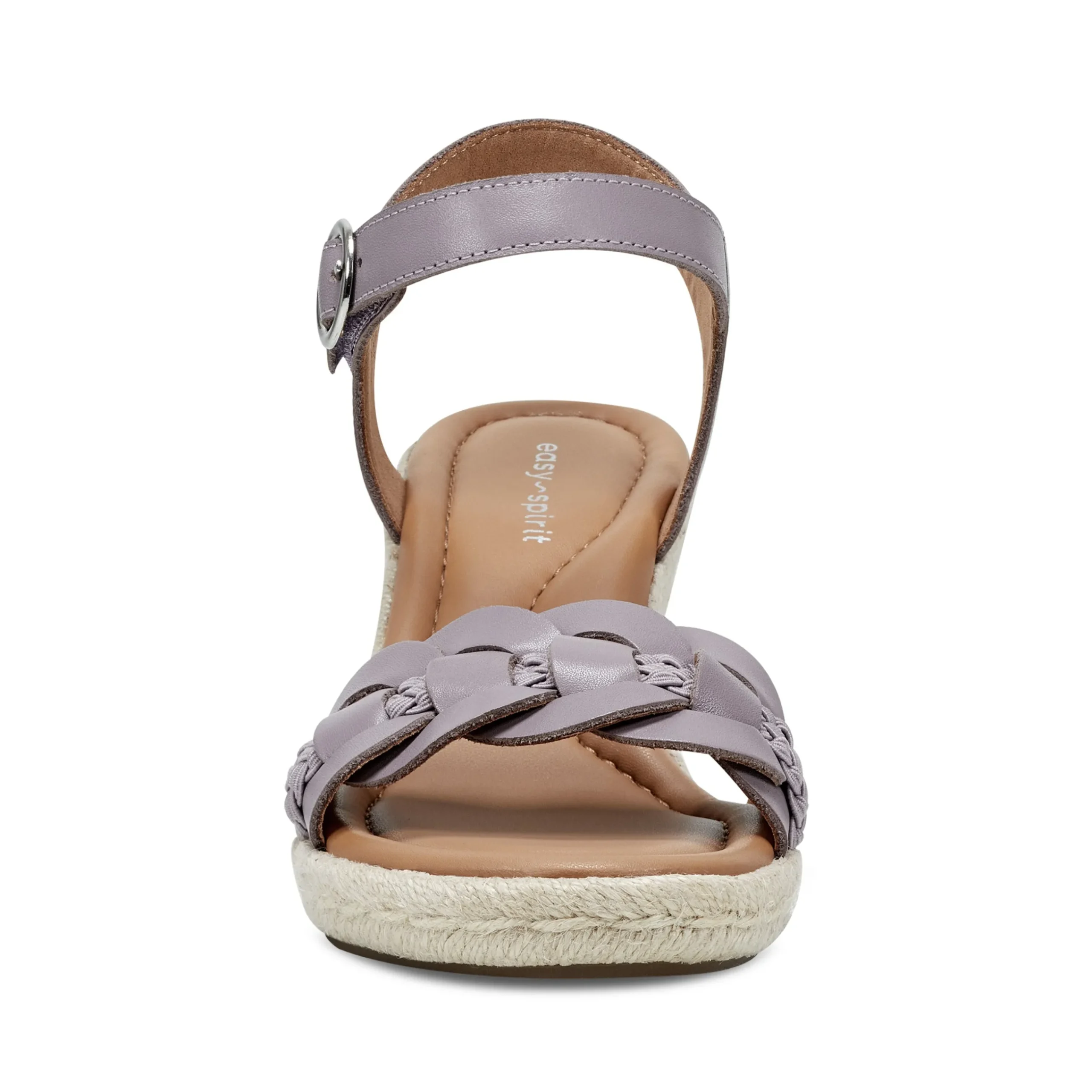 New Easy Spirit Aisha Espadrille Wedge Sandals SmokeyLavender