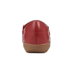 Outlet Easy Spirit Amalie Casual Loafers RedLeather