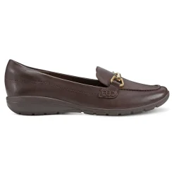 New Easy Spirit Amalie Casual Loafers DarkBrownLeather