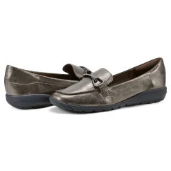 Sale Easy Spirit Amalie Casual Loafers PewterLeather