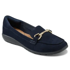 Clearance Easy Spirit Amalie Casual Loafers DarkBlueSuede