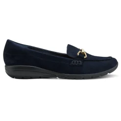 Clearance Easy Spirit Amalie Casual Loafers DarkBlueSuede