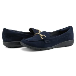 Clearance Easy Spirit Amalie Casual Loafers DarkBlueSuede