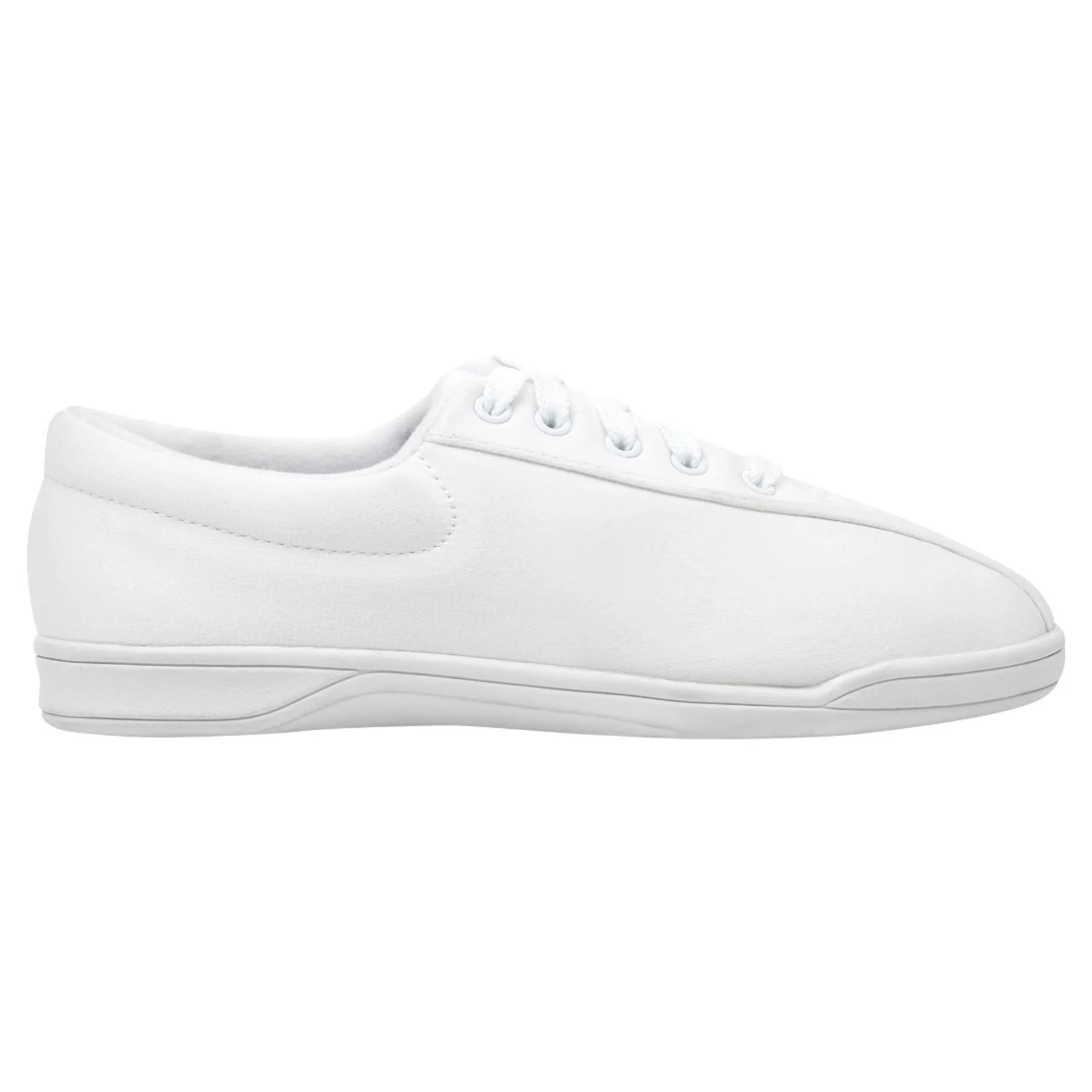Best Easy Spirit AP1 Canvas Walking Shoes WhiteFabric