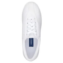 Best Easy Spirit AP1 Canvas Walking Shoes WhiteFabric
