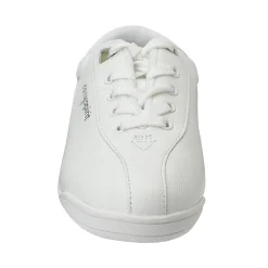 Best Easy Spirit AP1 Leather Walking Shoes WhiteLeather