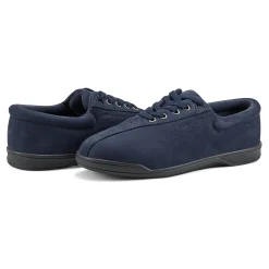 Clearance Easy Spirit AP1 Walking Shoes DarkBlueSuede