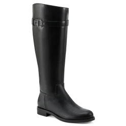 Discount Easy Spirit Aubrey Casual Boots BlackLeather
