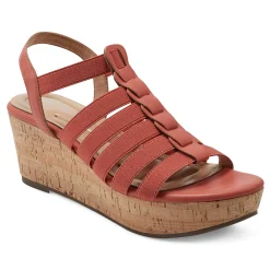 Online Easy Spirit Avinna Platform Wedge Sandals Orange