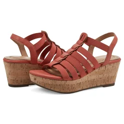 Online Easy Spirit Avinna Platform Wedge Sandals Orange