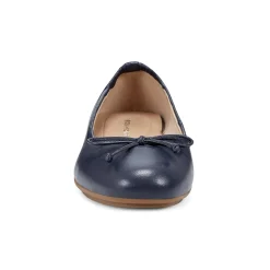 Outlet Easy Spirit Baily Ballet Flats NavyLeather