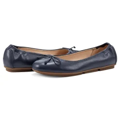 Outlet Easy Spirit Baily Ballet Flats NavyLeather
