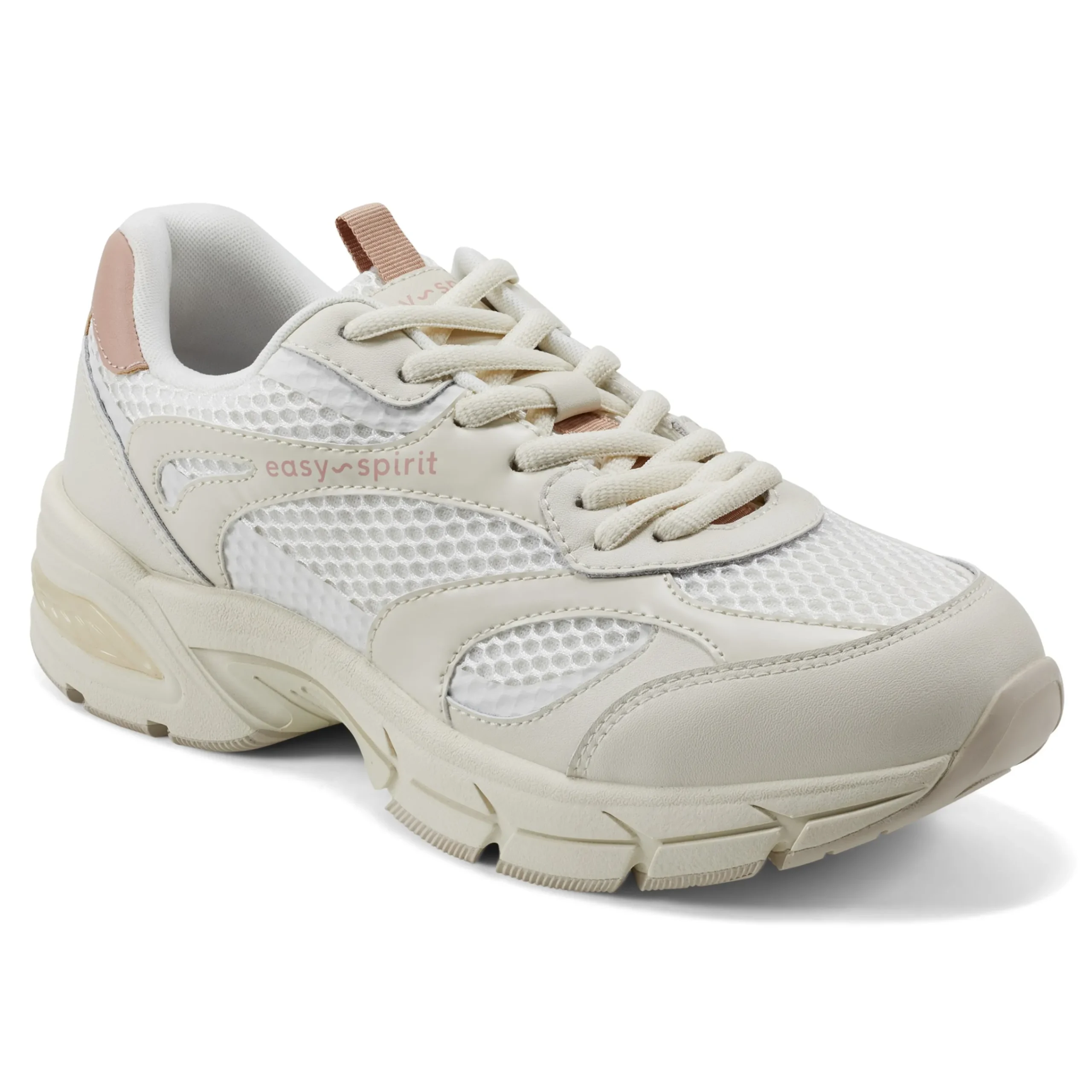 Discount Easy Spirit Barbeau Lace-Up Walking Shoes Natural