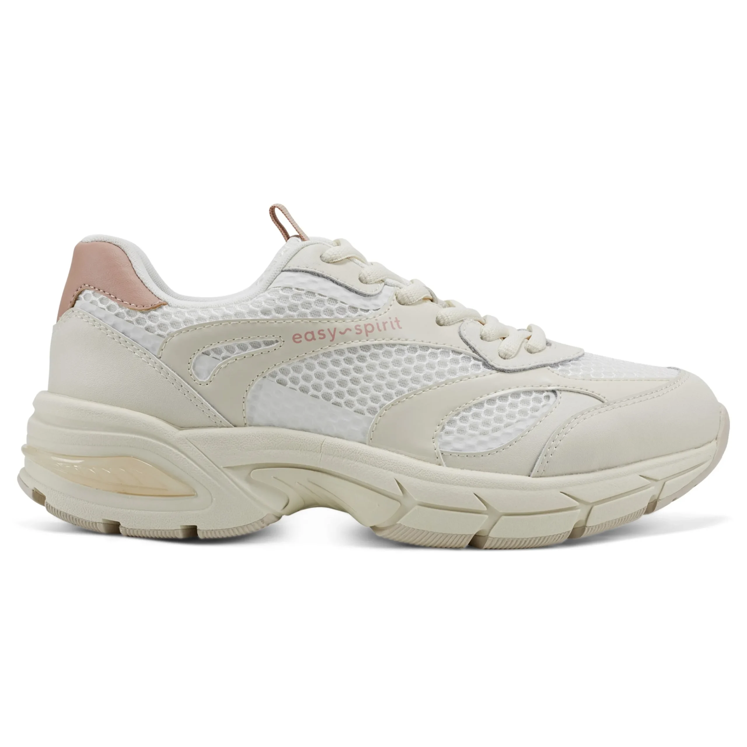 Discount Easy Spirit Barbeau Lace-Up Walking Shoes Natural