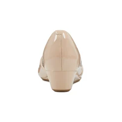 Best Easy Spirit Bernie Dress Wedges NaturalPatentLeather