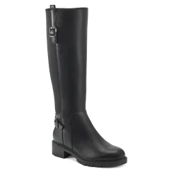 Discount Easy Spirit Bianca Tall Boots BlackLeather
