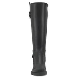 Discount Easy Spirit Bianca Tall Boots BlackLeather