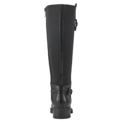 Discount Easy Spirit Bianca Tall Boots BlackLeather