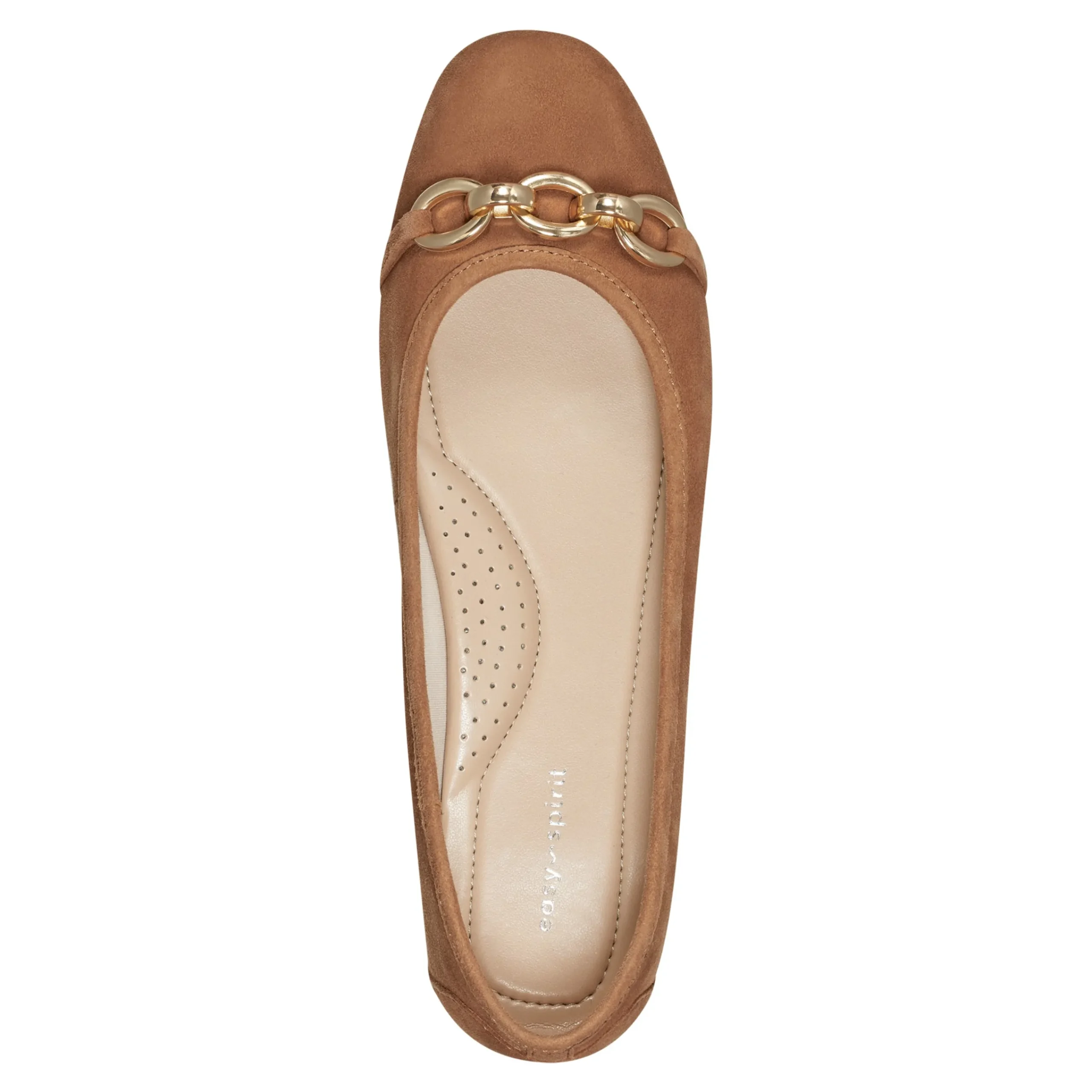 New Easy Spirit Brandi Ballet Flats BrownSuede