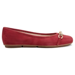 Outlet Easy Spirit Brandi Ballet Flats RedSuede
