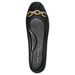 New Easy Spirit Brandi Ballet Flats BlackSuede