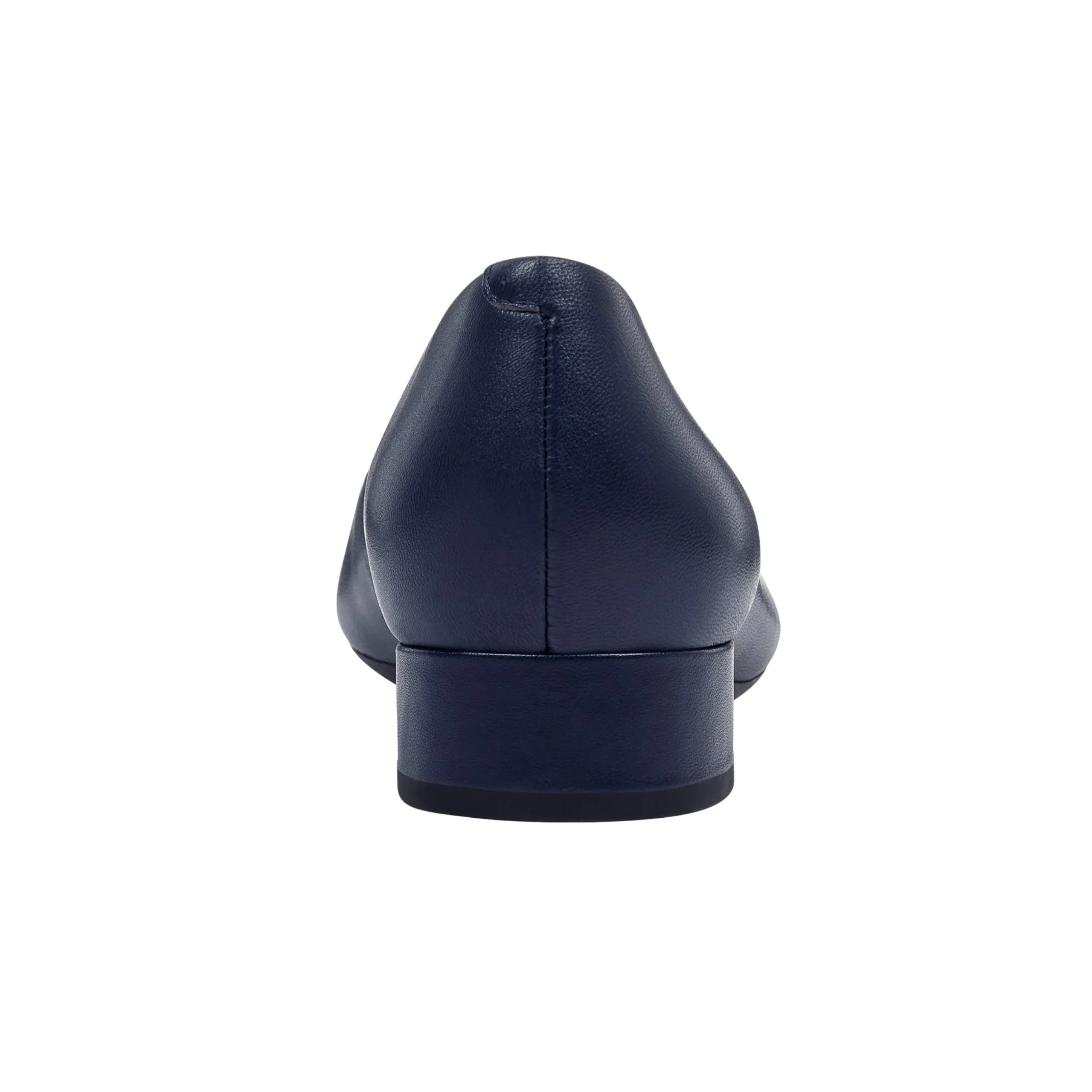 Discount Easy Spirit Caldise Leather Low Heel Dress Shoes NavyLeather