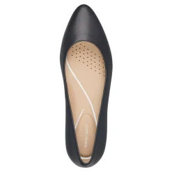 Online Easy Spirit Caldise Leather Low Heel Dress Shoes BlackLeather