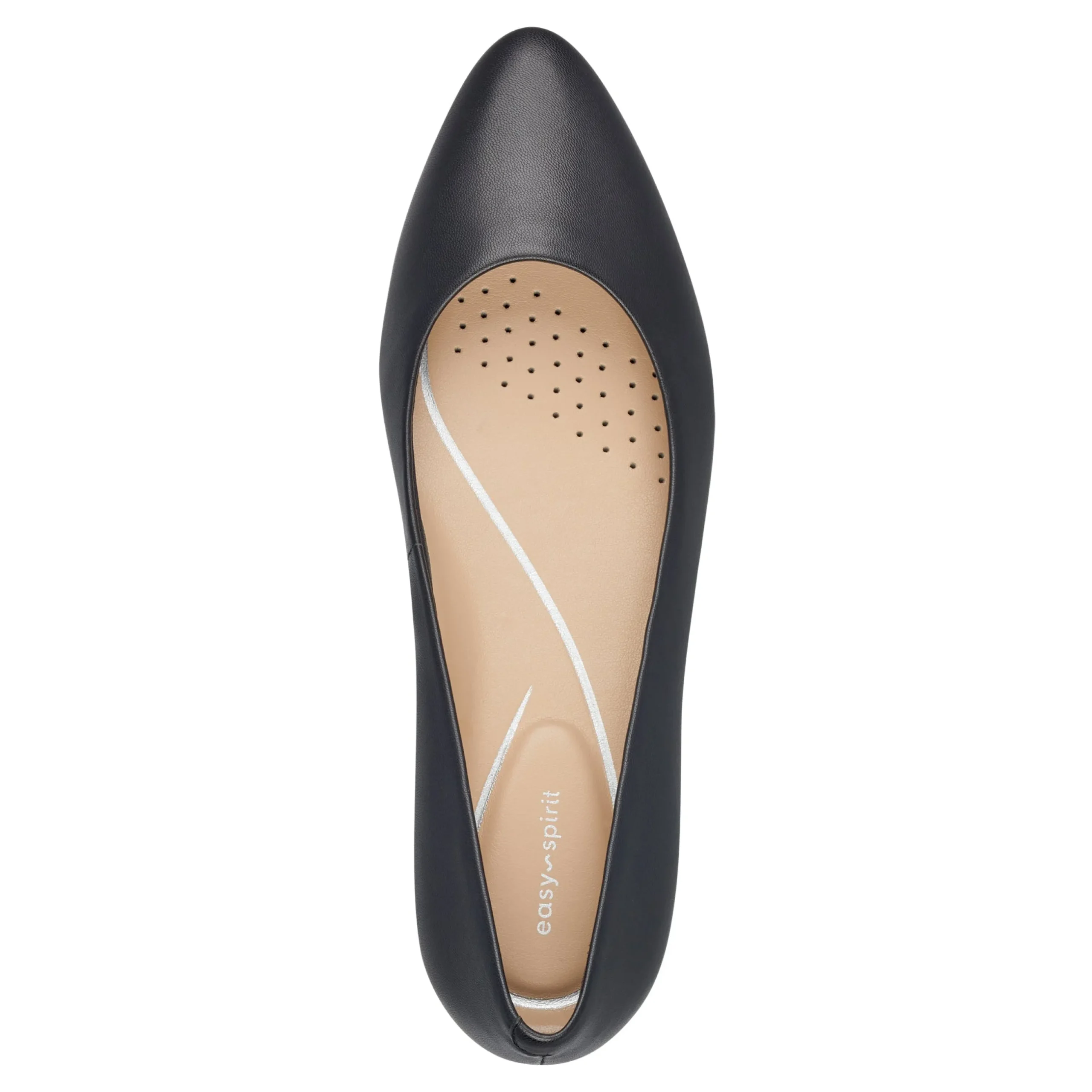 Online Easy Spirit Caldise Leather Low Heel Dress Shoes BlackLeather
