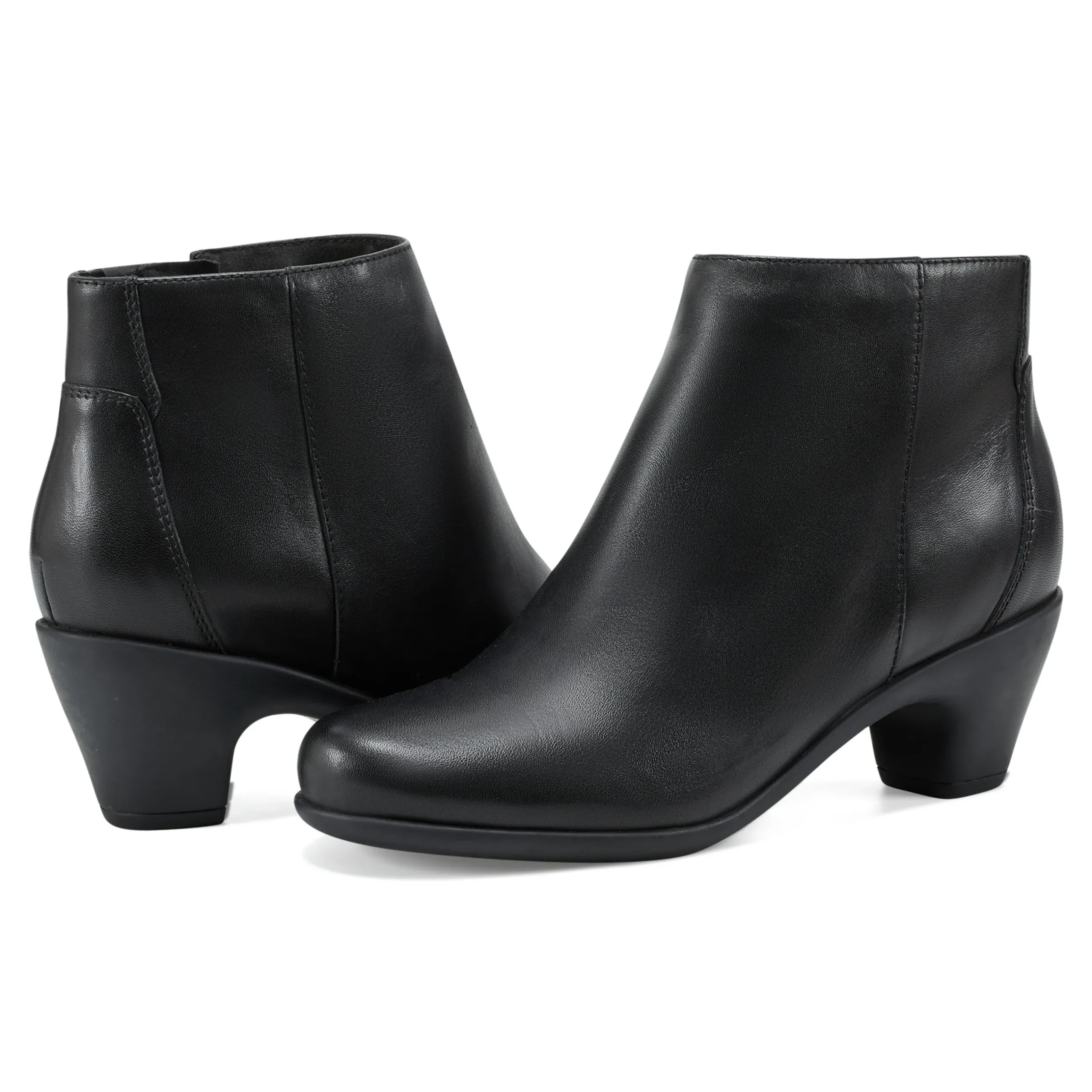 Hot Easy Spirit Camira Casual Booties BlackLeather