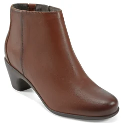 Clearance Easy Spirit Camira Casual Booties BrownLeather