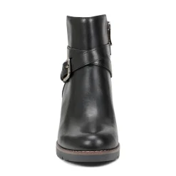 Easy Spirit Cantrell Block Heel Dress Booties BlackLeather