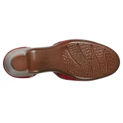 New Easy Spirit Cara T-Strap Heels RedSuede