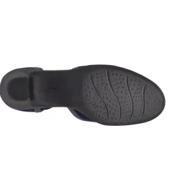 Sale Easy Spirit Cara T-Strap Heels NavySuede