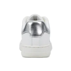 New Easy Spirit Caren Laceup Sneakers White/Silver
