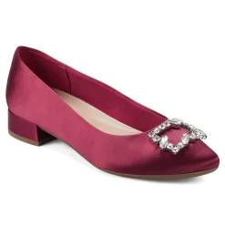 Hot Easy Spirit Carisma Dress Pumps RedSatin