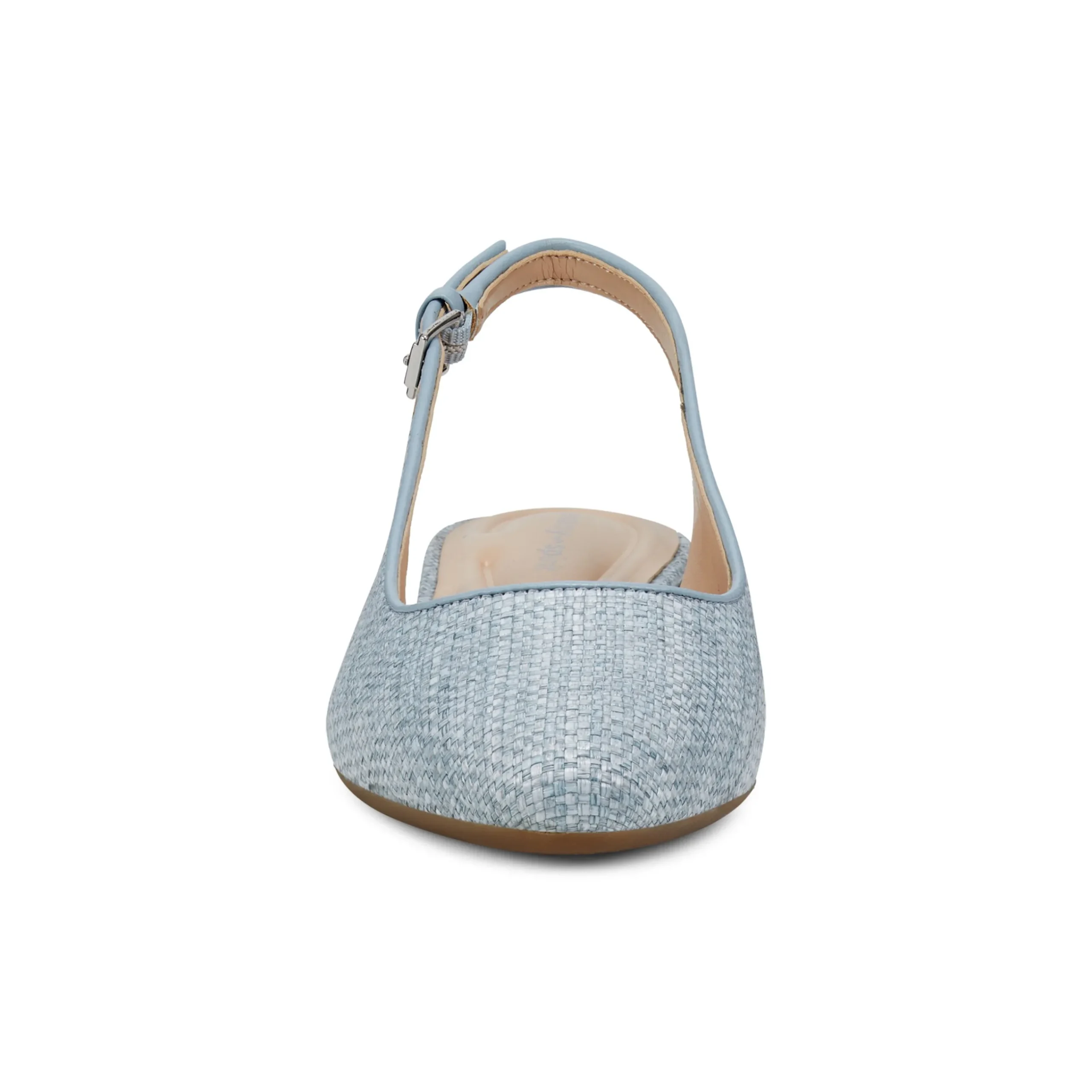 Clearance Easy Spirit Cassius Slingback Pumps LightBlueRaffia