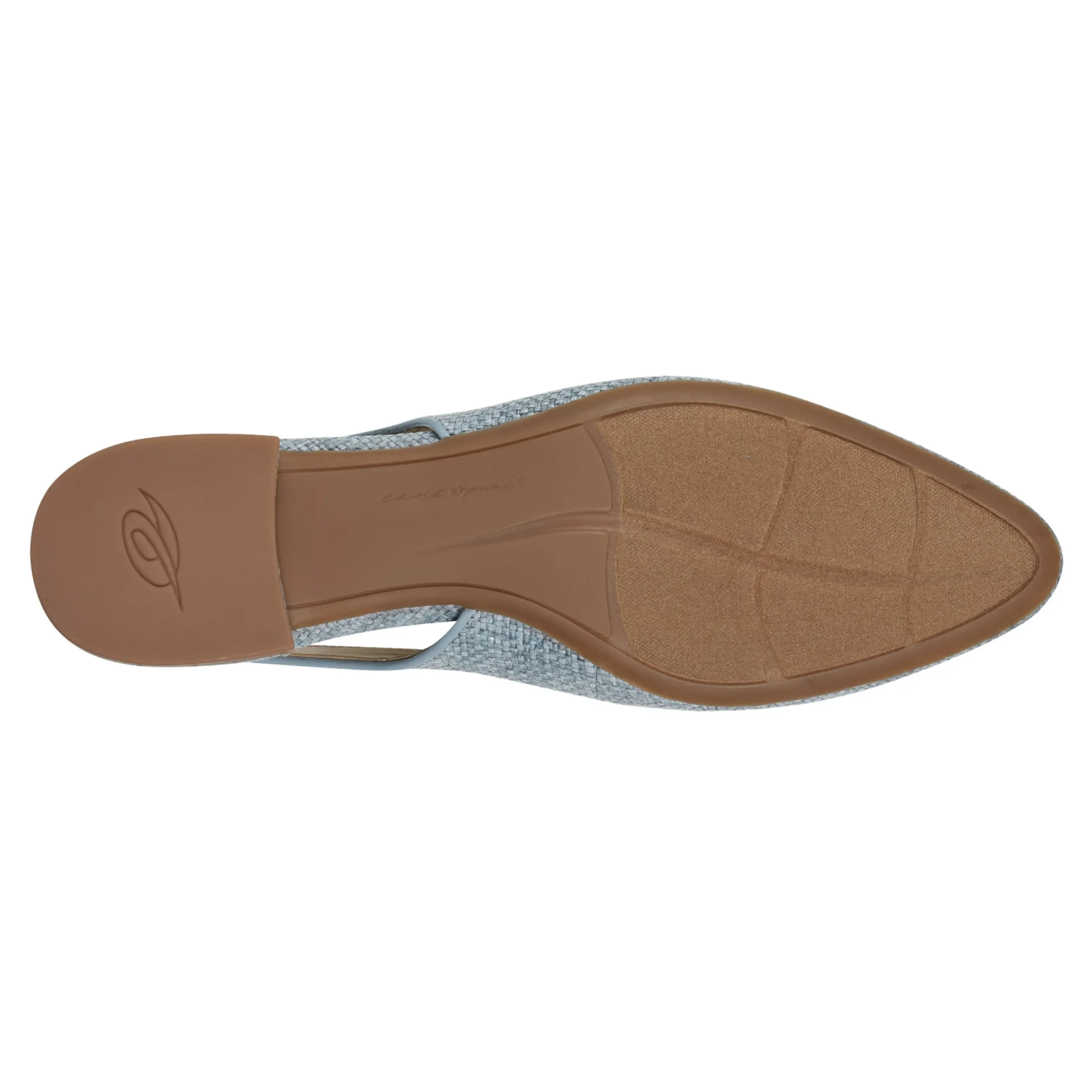 Clearance Easy Spirit Cassius Slingback Pumps LightBlueRaffia